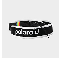 Polaroid Camera Strap Flat Black & White