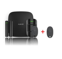 Ajax SET 9 - StarterKit black + SpaceControl black - ZDARMA