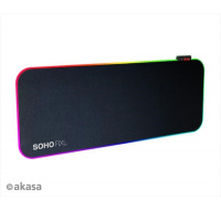 AKASA podložka pod myš SOHO RXL, RGB gaming mouse pad, 78x30cm, 4mm thick