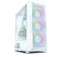 ZALMAN case I3 NEO, Mid Tower, ATX, 2xUSB 3.0, 1xUSB 2.0, 4x 120mm RGB Fan, bílá