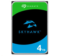BAZAR - SEAGATE HDD SKYHAWK (SURVEILLANCE) 4TB SATAIII/600 5400RPM, 256MB cache, CMR 24x7, recertified product