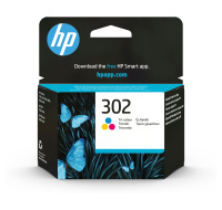 HP 302 Tri-color Original Ink Cartridge, , F6U65AE (165 pages)