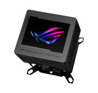 ASUS vodní blok CPU ROG RYUJIN III WB, 3.5" LCD displej, černá