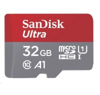 SanDisk MicroSDHC karta 32GB Ultra (120MB/s, A1 Class 10 UHS-I ) + adaptér