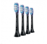 Philips HX9054/33 Sonicare G3 Premium Gum Care, náhradní hlavice, standardní hlavice, 4 kusy, nasazovací, černá