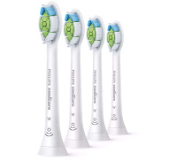 Philips HX6064/10 Sonicare Optimal White, náhradní hlavice, standardní velikost, 4 kusy, nasazovací, bílá