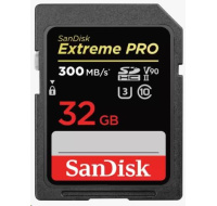 SanDisk SDHC karta 32GB Extreme PRO (300 MB/s, Class 10, UHS-II U3 V90)