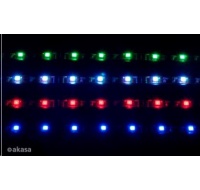 AKASA LED pásek Vegas, Molex 12V napájení, 60cm, modrý