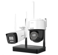 HiWatch/Hikvision, DS-J142I/NKS424W03H, Sada 2ks 4Mpix Wi-Fi kamer a Wi-Fi NVS