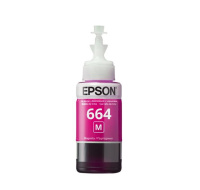 BAZAR - EPSON ink bar T6643 Magenta ink container 70ml pro L100/L200/L550/L1300/L355/365 - Poškozený obal (Komplet)