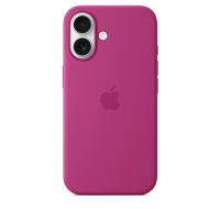 APPLE iPhone 16 Silicone Case with MagSafe - Fuchsia