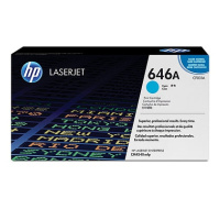 HP 646A Cyan LJ Toner Cart, CF031A (12,500 pages)