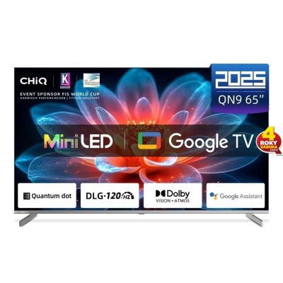 CHiQ M65QA9 TV 65", UHD MiniLED Google TV DLG 120 Hz