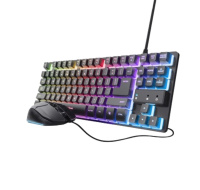 TRUST Sada klávesnice + myš GXT 798 2v1 Gaming set, černá