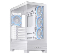BAZAR ASUS case A31 PLUS TG ARGB, Mid Tower, Průhledná bočnice, 4x120mm ARGB Fan, ARGB Hub, bílá (POŠKOZENÝ OBAL)