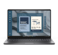 DELL NTB Pro 16 PC16255/AMD Ryzen 5 220/8GB/512SSD/16" FHD+ /IR Cam & Mic/65W/WLAN/FgrPr/Backlit Kb/W11 Pro/3Y PS NBD