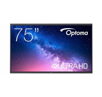 Optoma 5753RK IFPD 75" - interaktivní dotykový, 4K UHD, multidotyk 40prstu, Android 13,  8GB RAM / 64GB ROM - DEMO