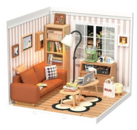 RoboTime Miniatura domečku Útulný obývací pokoj