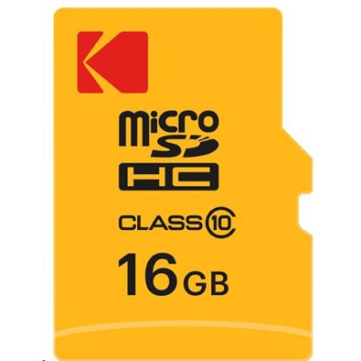 Kodak paměťová micro SD karta 16GB Class10 w/adapter Extra