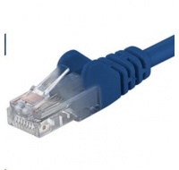 PREMIUMCORD Patch kabel UTP RJ45-RJ45 CAT5e 0.5m modrá