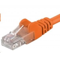 PREMIUMCORD Patch kabel UTP RJ45-RJ45 CAT5e 2m oranžová