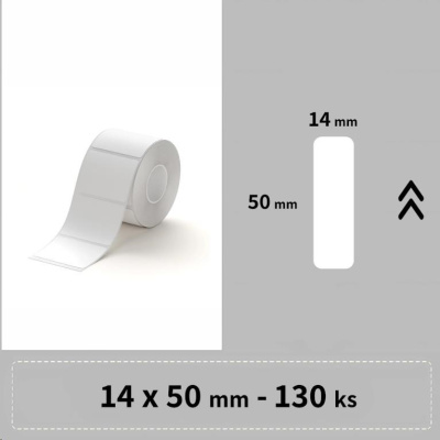 Niimbot štítky RP 15x50mm 130ks Bílé pro D11, D11-M, D110, D110-H