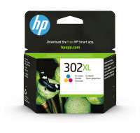 HP 302XL High Yield Tri-color Original Ink Cartridge, , F6U67AE