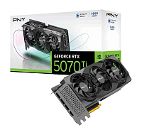 PNY VGA Nvidia GeForce RTX 5070 Ti 16GB Triple Fan, RTX 5070 Ti, 16GB DDR7, 3xDP, 1xHDMI