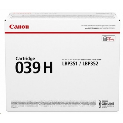 Canon TONER  CRG 039 černý pro i-Sensys LBP 351 a 352 (11 000 str.)