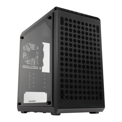 BAZAR - Cooler Master case MasterBox Q300L V2, micro-ATX, Mini Tower, USB 3.2, černá, bez zdroje - Poškozený obal (Kompl