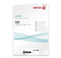 Xerox Papír bílé samolepící štítky, kulaté rohy -  Labels 65UP 38,1x21,2 (g/100 listů, A4)