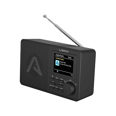 LAMAX RadioVox1 DAB - Přenosné DAB+ rádio s FM tunerem a Bluetooth