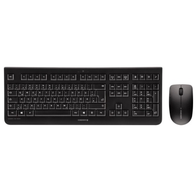 CHERRY set klávesnice + myš DW 3000, bezdrátová, USB, CZ+SK layout, černá