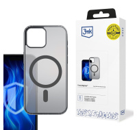 3mk ochranný kryt Frosty MagCase Black pro Apple iPhone 12/12 Pro