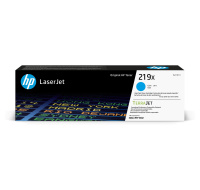 HP 219X High Yield Cyan Original LaserJet Toner Cartridge (2,500 pages)