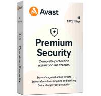 _Nová Avast Premium Security for Windows 1 zařízení na 12 měsíců