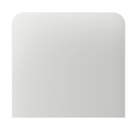 Ajax  SideButton (1-gang) vertical - Boční tlačítko, vertikální instalace, bílá