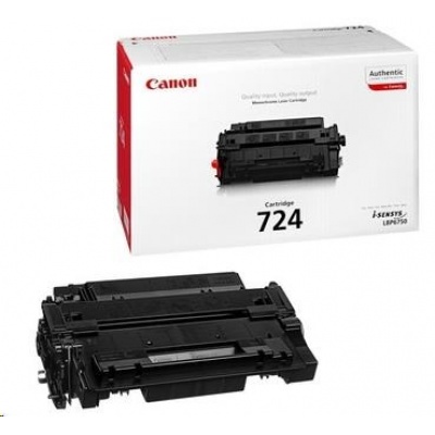 Canon TONER CRG-724 černý pro i-SENSYS LBP6750DN, LBP6780x, LBP7780Cx, MF512x, MF515x (6000 str.)