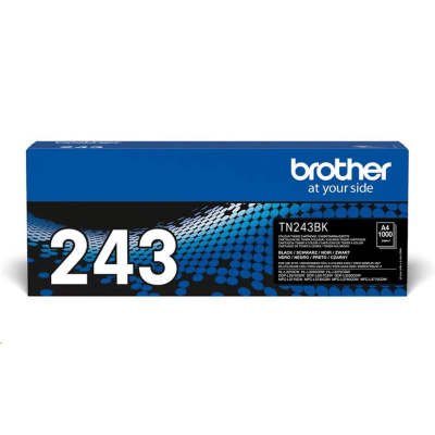 BROTHER Toner TN-243BK - PRO HLL3210 HLL3270 DCPL3510 DCPL3550 MFCL3730 MFCL3770 - cca 1000stran