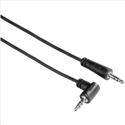 Hama audio kabel jack vidlice - jack vidlice 90 st., 3,5 mm stereo, 0,5 m