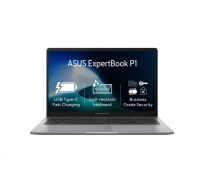 ASUS NTB ExpertBook P1 (P1503CVA-S70760X), i7-13620H, 15.6" 1920x1080, 16GB, 1TB SSD, UHD, W11 Pro, Misty Grey