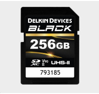 Delkin SDXC BLACK Rugged UHS-II R300/W250 (V90) 256GB (new)