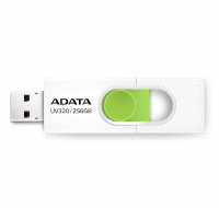 ADATA Flash Disk 256GB UV320, USB 3.2, bílo-zelená