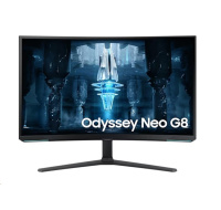 BAZAR - SAMSUNG MT LED LCD Gaming Monitor 32" Odyssey G8 Neo - Quantum Matrix Tech.(mini LED),4K,Prohnutý - poškozený ob