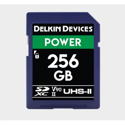 Delkin SD Power 2000X UHS-II U3 (V90) R300/W250 256GB