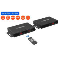 PremiumCord HDMI 1080p matrix over IP extender na 120m přes LAN