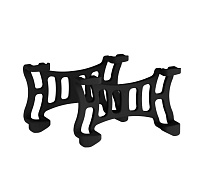 Tractive GPS DOG 6 - gumové spony, černá