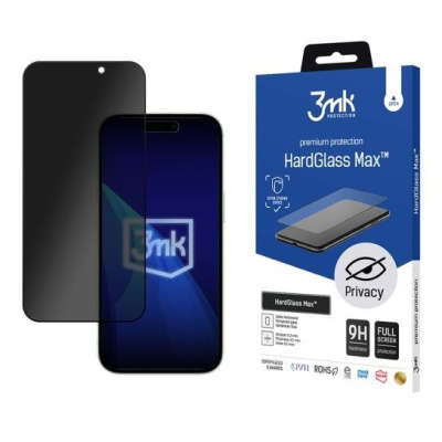3mk tvrzené sklo HardGlass Max Privacy Black pro Apple iPhone 16 Pro Max