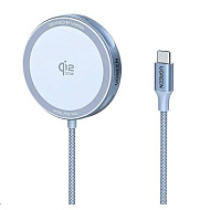 UGREEN magnetická bezdrátová nabíječka MagFlow Qi2.2 25W, MagSafe, stříbrná