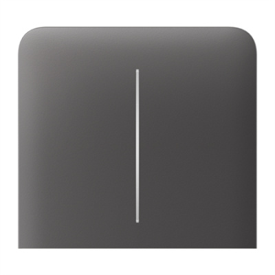 Ajax  SideButton (2-gang) vertical - Boční dvou tlačítko, vertikální instalace, šedá